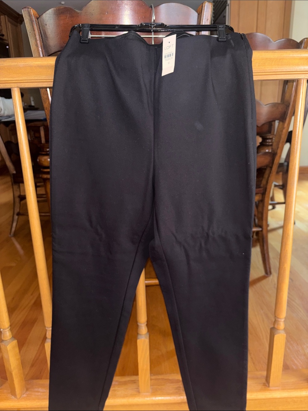 LOFT Black High Waist Curvy Skinny Pant